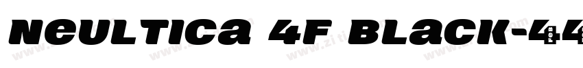 Neultica 4F Black字体转换